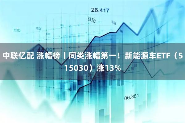 中联亿配 涨幅榜丨同类涨幅第一！新能源车ETF（515030）涨13%